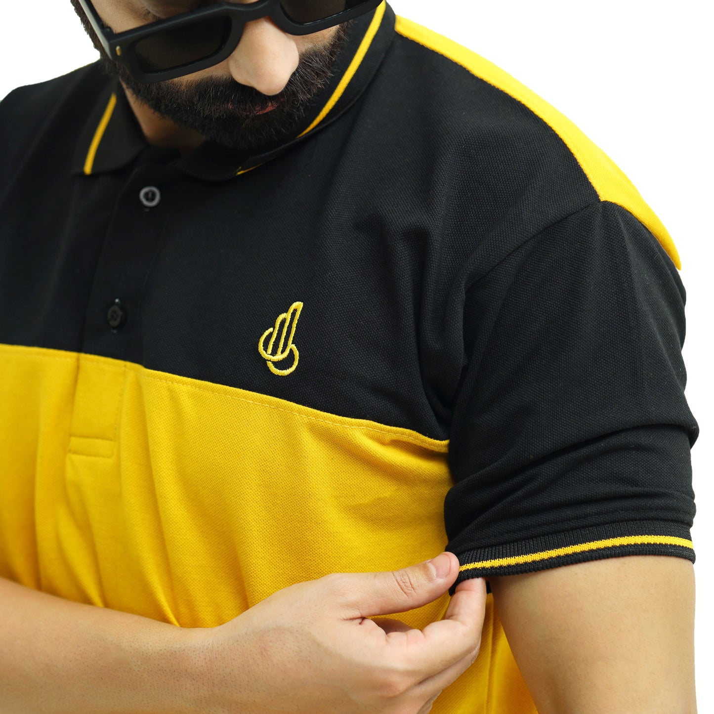 Yellow Half Sleeves Polo T-Shirt