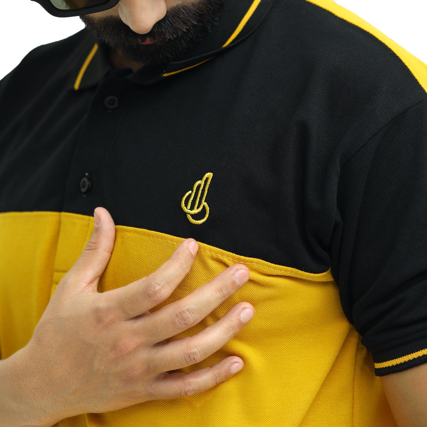 Yellow Half Sleeves Polo T-Shirt