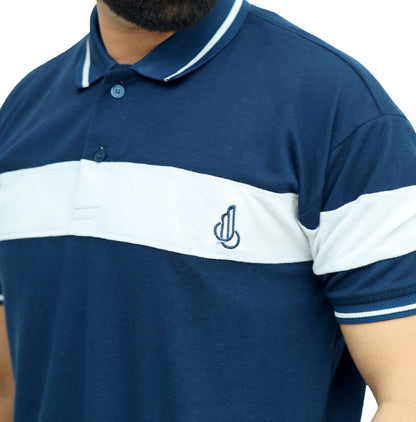 Royal Blue Half Sleeves Polo T-Shirt